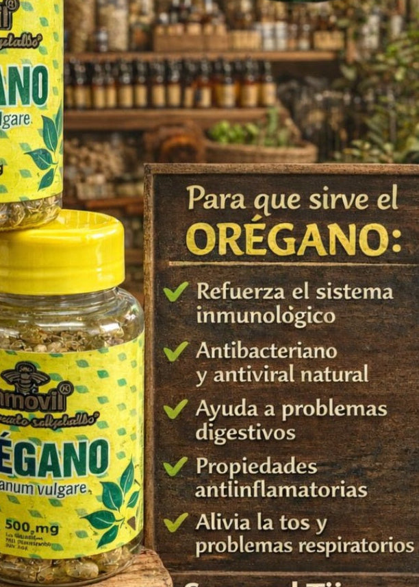 Orégano Capsules – Natural Defense and Digestive Support